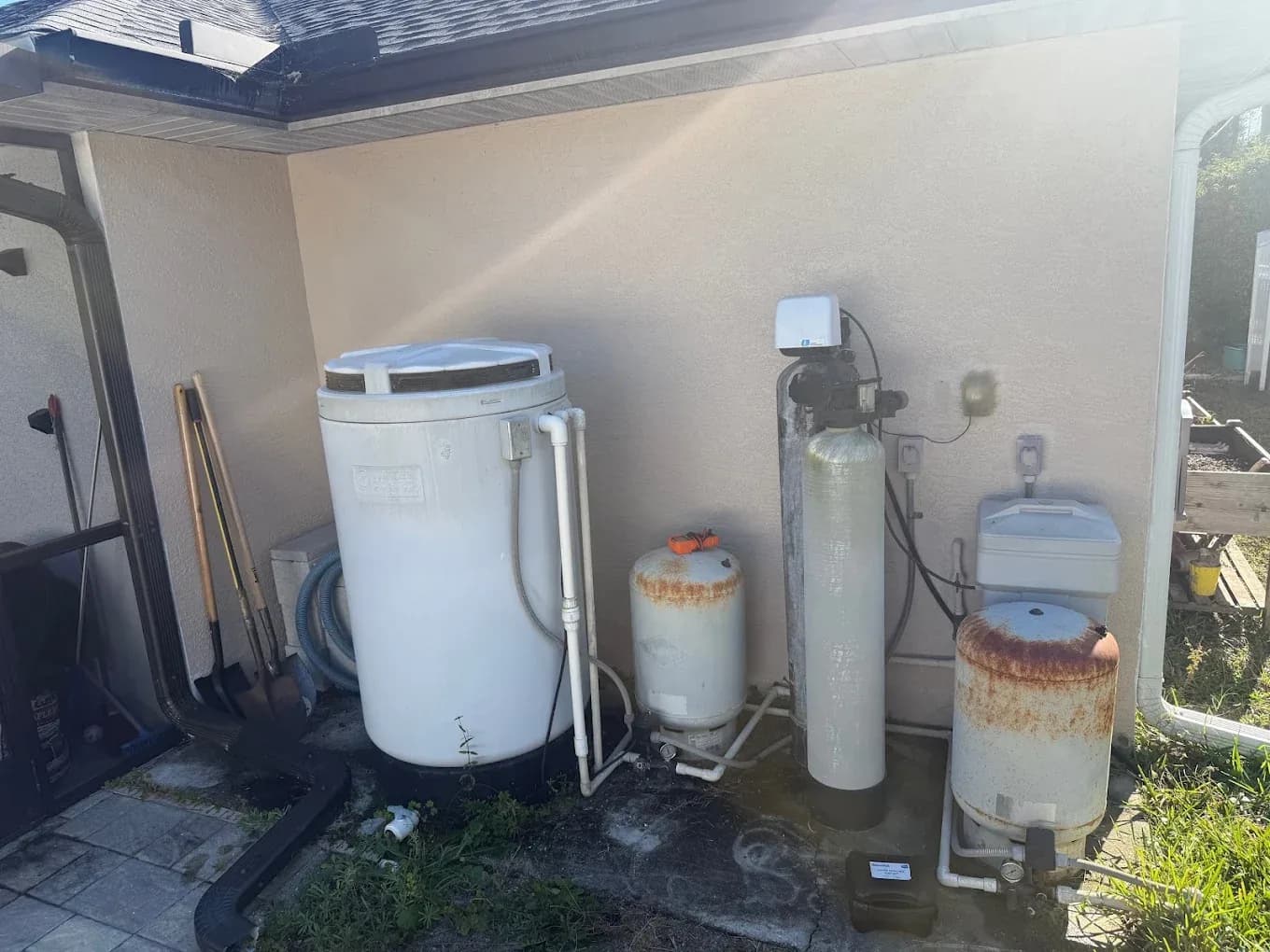 Residential pressure pump and water treatment equipment in Port Charlotte